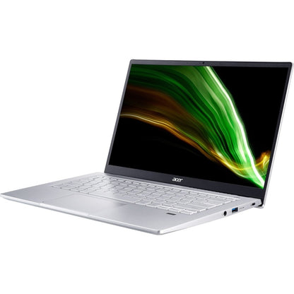 Ordinateur portable Acer Swift 3 SF314-43 SF314-43-R6BS 14" - Full HD - 1920 x 1080 - AMD Ryzen 7 5700U Octa-core (8 cœurs) 1,80 GHz - 8 Go RAM - 512 Go SSD - Argent pur NX.AB1AA.007