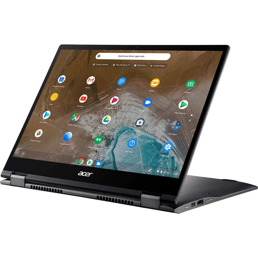 Acer CP713-2W CP713-2W-38P1 Chromebook convertible 2 en 1 à écran tactile 13,5" - 2K - 2256 x 1504 - Intel Core i3 10e génération i3-10110U Dual-core (2 cœurs) 2,10 GHz - 8 Go RAM - 256 Go SSD - Gris acier NX.HQBAA.001