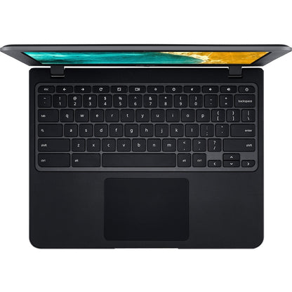 Acer Chromebook 512 C851T C851T-C6B2 Chromebook à écran tactile 12" - Intel Celeron N4020 - 4 Go - Mémoire flash 32 Go - Clavier anglais (États-Unis), français - Noir schiste NX.H8YAA.008
