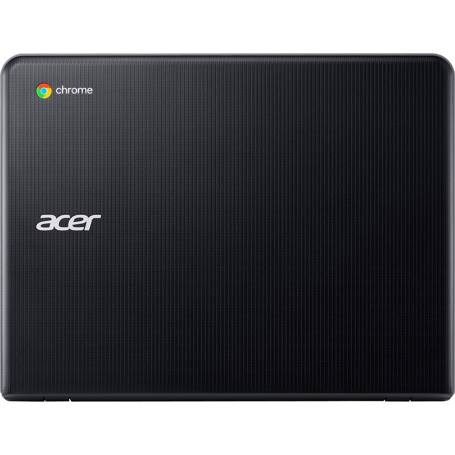 Acer Chromebook 512 C851T C851T-C6B2 Chromebook à écran tactile 12" - Intel Celeron N4020 - 4 Go - Mémoire flash 32 Go - Clavier anglais (États-Unis), français - Noir schiste NX.H8YAA.008