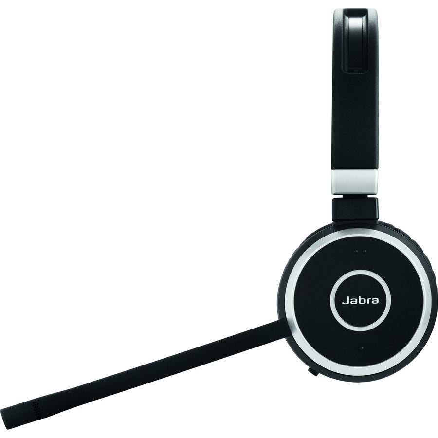 Casque sans fil à réduction de bruit Jabra Evolve 65 MS Mono avec support de charge 6593-823-399