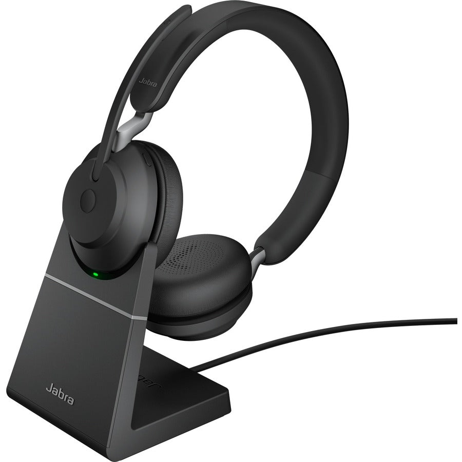 Jabra Evolve2 65 UC Stereo USB-A Headset with Charging Stand 26599-989-989