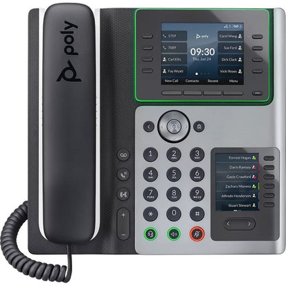 Téléphone IP Poly Edge E450 - Filaire - Filaire - NFC, Wi-Fi, Bluetooth - Bureau, Montage mural 2200-87030-025