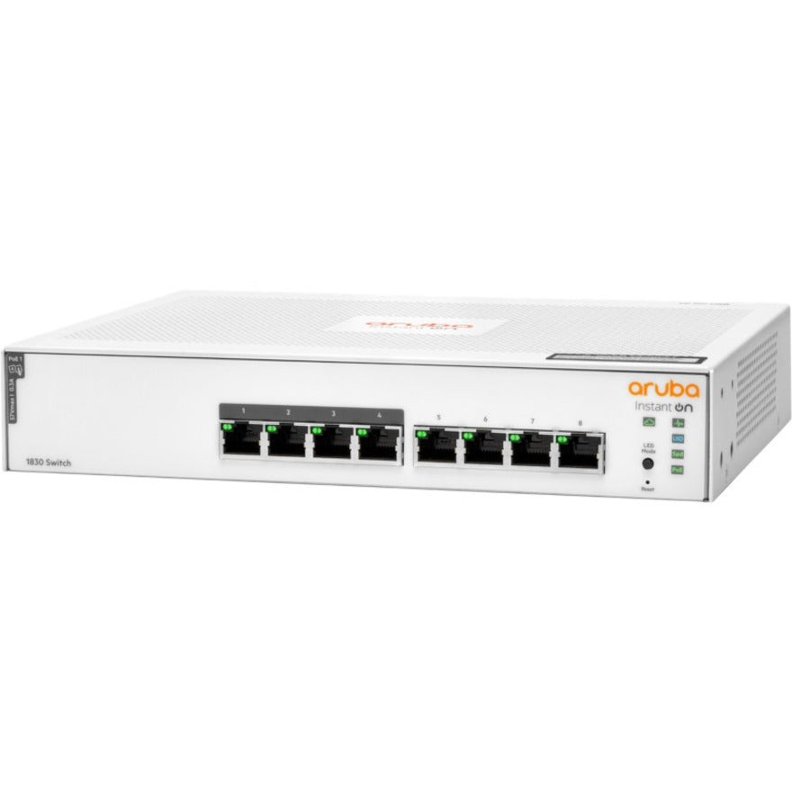 Aruba Instant On 1830 8G 4p Class4 PoE 65W Switch JL811A#ABA