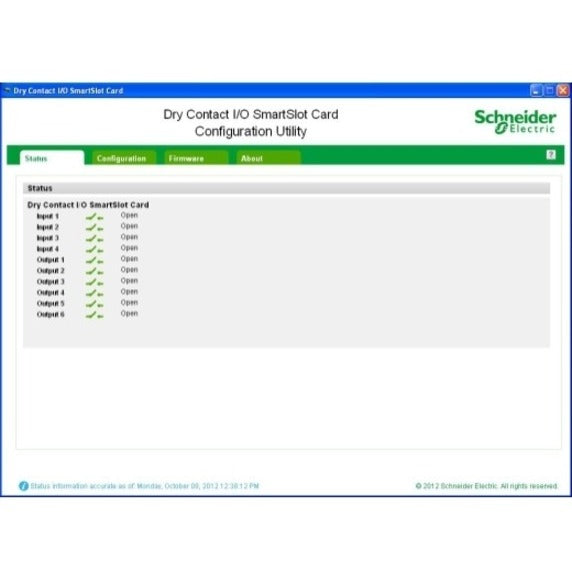 Carte SmartSlot E/S à contact sec APC by Schneider Electric AP9613