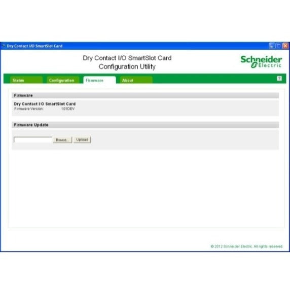 Carte SmartSlot E/S à contact sec APC by Schneider Electric AP9613