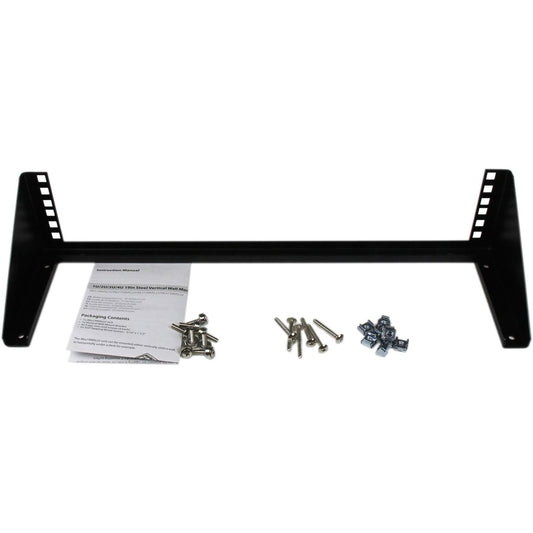 Support mural vertical en acier 2U 19 pouces pour rack d'équipement StarTech.com RK219WALLV