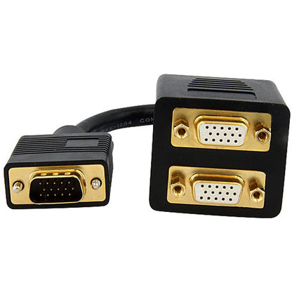 StarTech.com Câble répartiteur vidéo VGA vers 2x VGA de 30 cm - M/F VGASPL1VV