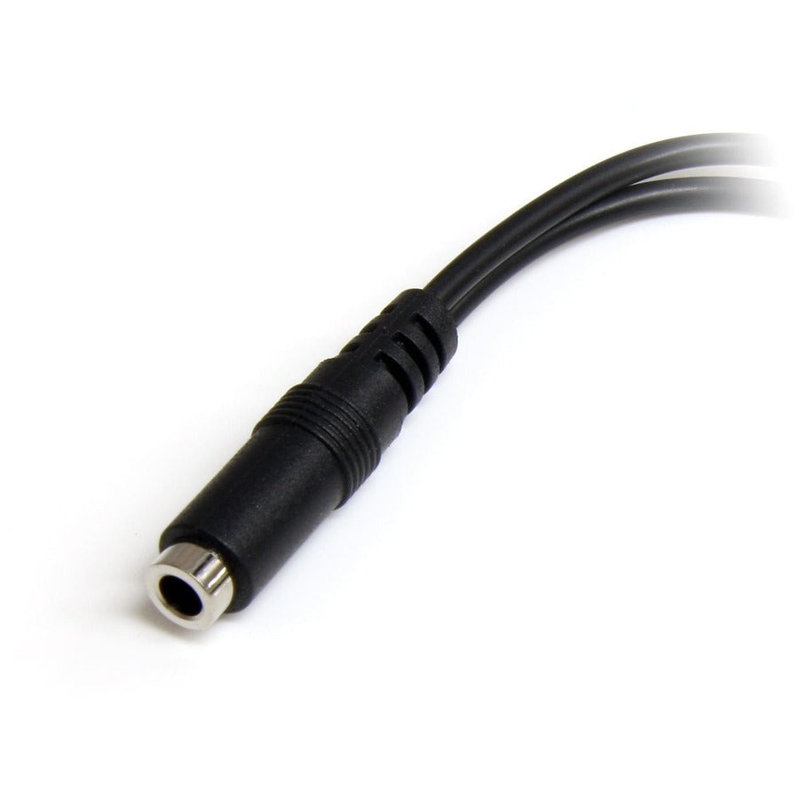 Adaptateur répartiteur de casque StarTech.com 3,5 mm 4 positions vers 2 x 3 positions 3,5 mm - F/M MUYHSFMM