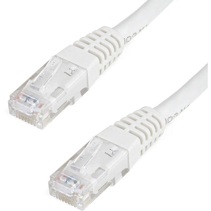 Câble Ethernet CAT6 StarTech.com de 30,5 m - Gigabit moulé blanc - 100 W PoE UTP 650 MHz - Cordon de raccordement de catégorie 6 Câblage certifié UL/TIA C6PATCH100WH