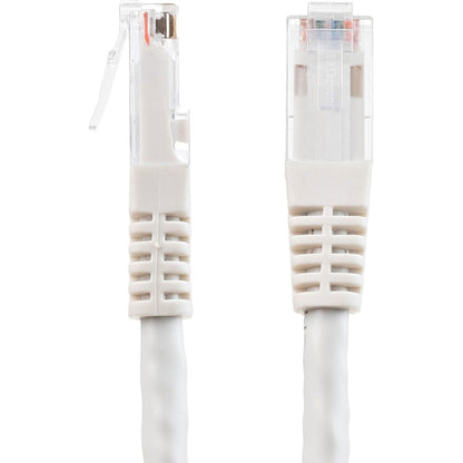 Câble Ethernet CAT6 StarTech.com de 30,5 m - Gigabit moulé blanc - 100 W PoE UTP 650 MHz - Cordon de raccordement de catégorie 6 Câblage certifié UL/TIA C6PATCH100WH