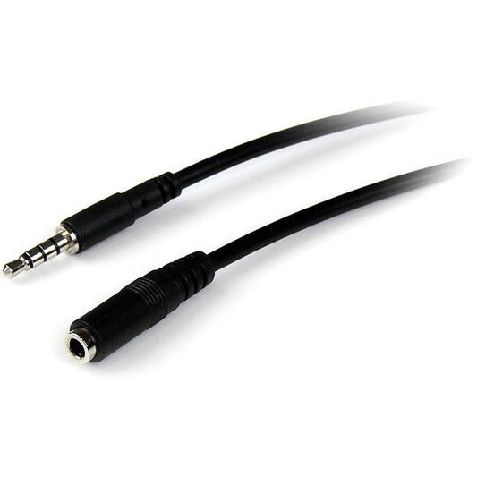 Câble d'extension de casque TRRS 4 positions 3,5 mm StarTech.com de 2 m - M/F MUHSMF2M