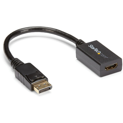 Adaptateur StarTech.com DisplayPort vers HDMI, convertisseur vidéo DP vers HDMI 1080p, dongle moniteur/TV DP vers HDMI, connecteur DP passif à verrouillage DP2HDMI2