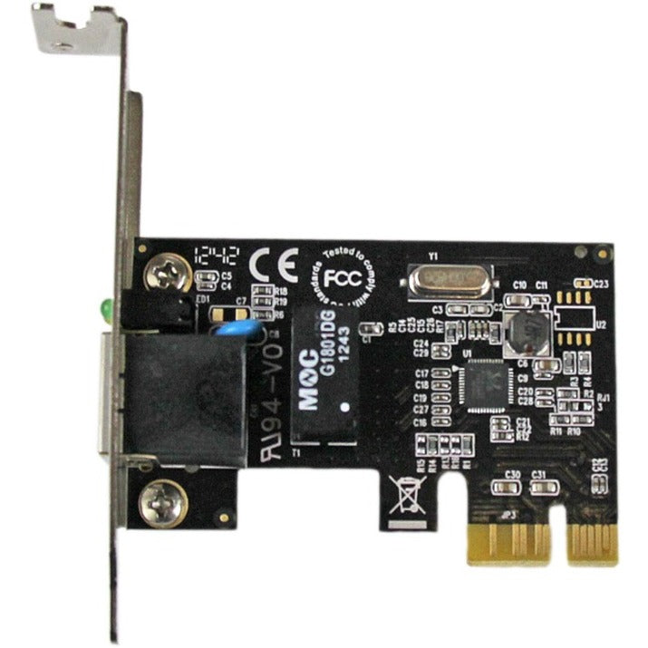 StarTech.com Adaptateur réseau pour serveur PCI Express PCIe Gigabit NIC 1 port - Profil bas ST1000SPEX2L