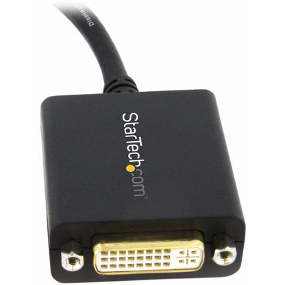 StarTech.com Adaptateur DisplayPort vers DVI, Adaptateur DisplayPort vers DVI-D/Convertisseur vidéo 1080p, DP 1.2 vers moniteur DVI, Connecteur DP verrouillable DP2DVI2