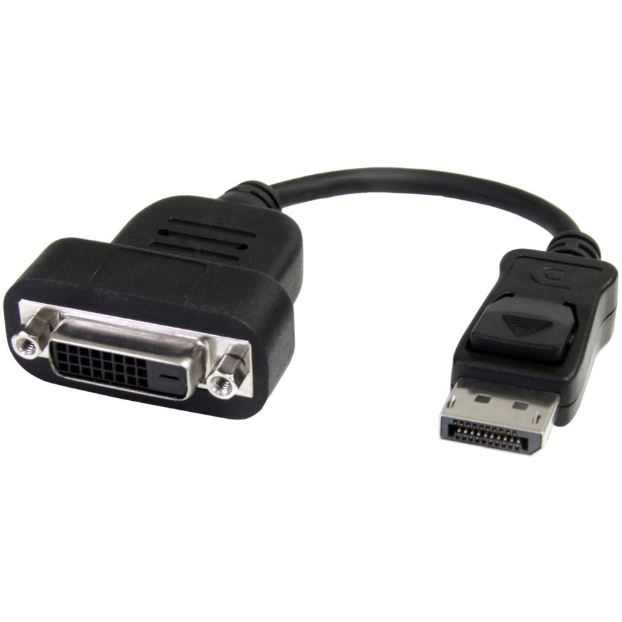 Adaptateur StarTech.com DisplayPort vers DVI, convertisseur adaptateur DisplayPort vers DVI-D actif 1080p, adaptateur DP 1.2 vers DVI, connecteur DP verrouillable DP2DVIS