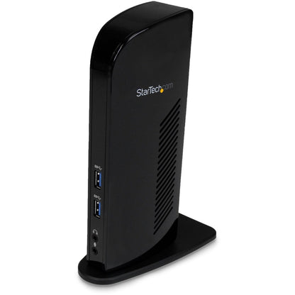 StarTech.com Dual Monitor USB 3.0 Laptop Docking Station with HDMI & DVI/VGA, 6x USB-A Hub, GbE, Audio, Universal Type-A Dock for Win/Mac USB3SDOCKHD