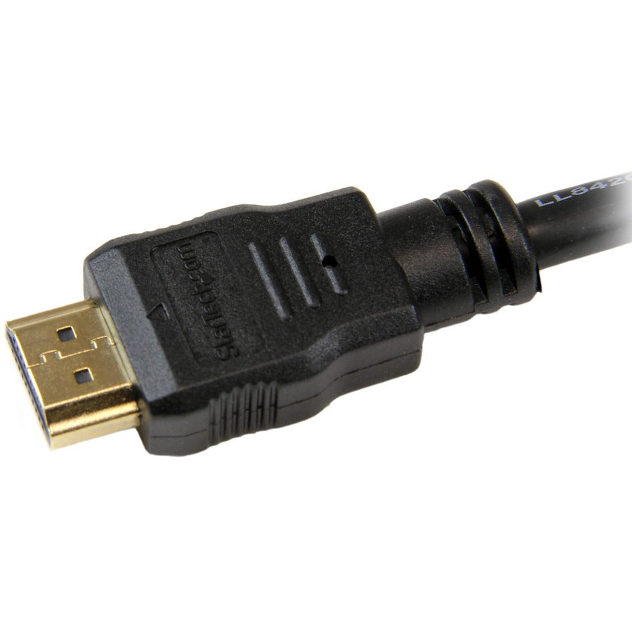 Câble HDMI StarTech.com de 3,7 m, câble HDMI haute vitesse 4K avec Ethernet, vidéo Ultra HD 4K 30 Hz, câble HDMI 1.4/cordon de moniteur HDMI, noir HDMM12