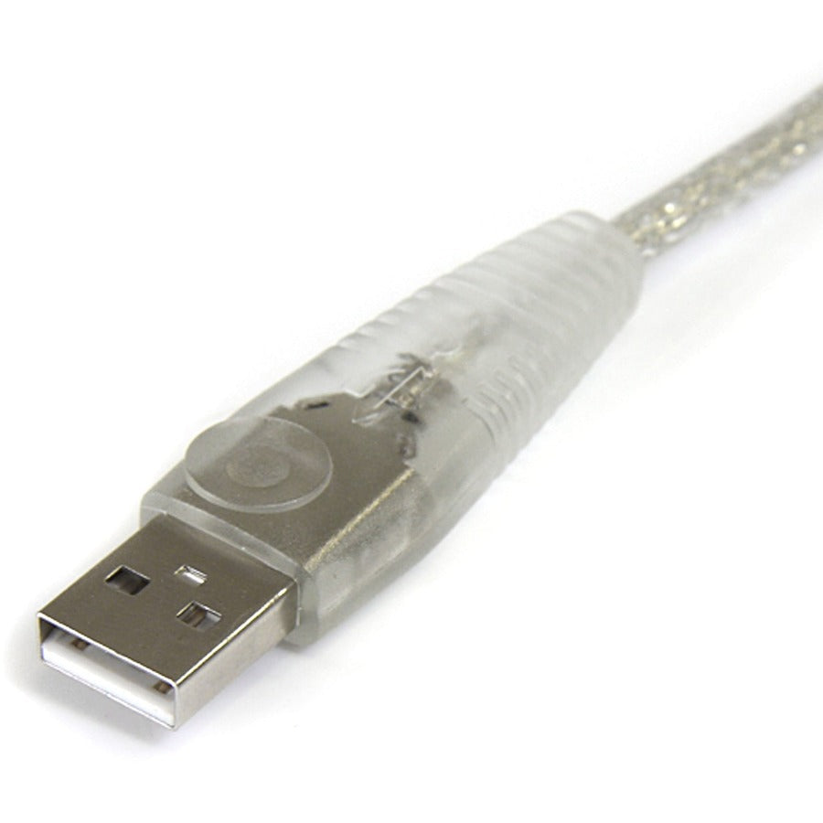 StarTech.com - Câble USB 2.0 transparent - USB Type A (M) à 4 broches - USB Type B (M) à 4 broches - (USB / USB Hi-Speed) - 3 m USB2HAB10T