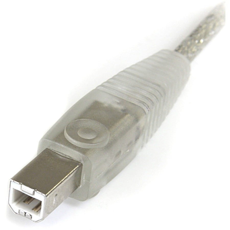 StarTech.com - Câble USB 2.0 transparent - USB Type A (M) à 4 broches - USB Type B (M) à 4 broches - (USB / USB Hi-Speed) - 3 m USB2HAB10T