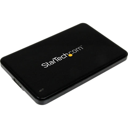 StarTech.com Drive Enclosure SATA/600 - USB 3.0 Micro-B Host Interface - UASP Support External - Black S2510BPU337