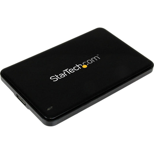 StarTech.com Drive Enclosure SATA/600 - USB 3.0 Micro-B Host Interface - UASP Support External - Black S2510BPU337