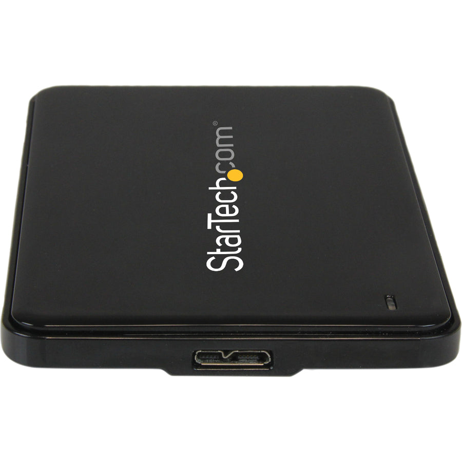 StarTech.com Drive Enclosure SATA/600 - USB 3.0 Micro-B Host Interface - UASP Support External - Black S2510BPU337
