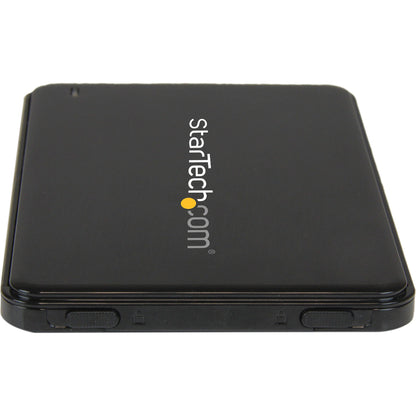 StarTech.com Drive Enclosure SATA/600 - USB 3.0 Micro-B Host Interface - UASP Support External - Black S2510BPU337