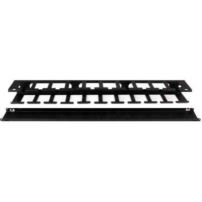 StarTech.com Panneau de gestion des câbles pour rack 1U avec couvercle CMDUCT1UX