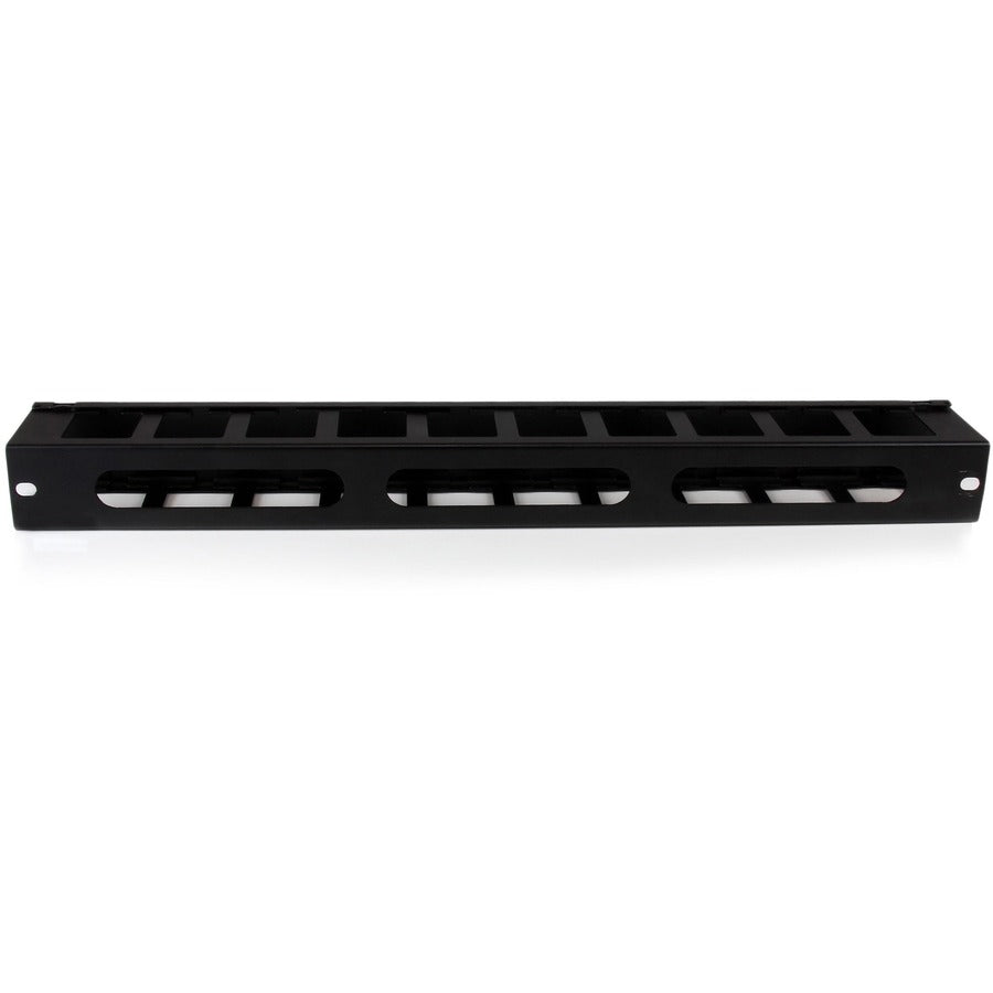 StarTech.com Panneau de gestion des câbles pour rack 1U avec couvercle CMDUCT1UX
