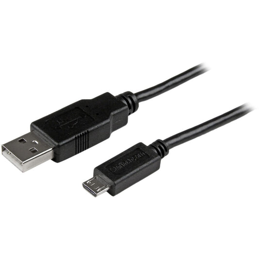 Câble de charge et de synchronisation USB vers micro USB fin StarTech.com de 1,8 m pour smartphones et tablettes - A vers Micro BM/M USBAUB6BK