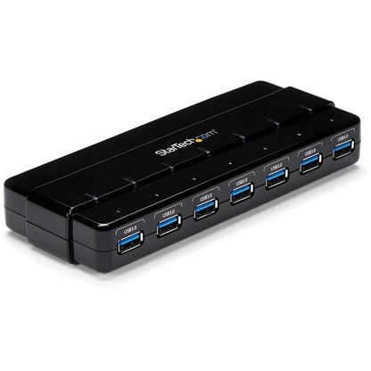 StarTech.com Hub USB 3.0 SuperSpeed ​​à 7 ports - 5 Gbit/s - Hub USB de bureau avec adaptateur secteur - Noir ST7300USB3B