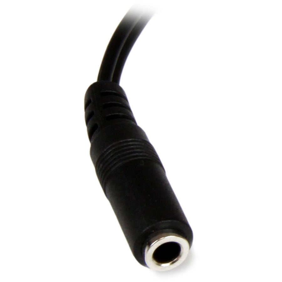 Câble audio stéréo StarTech.com de 15,2 cm - 3,5 mm femelle vers 2 x RCA mâles MUFMRCA