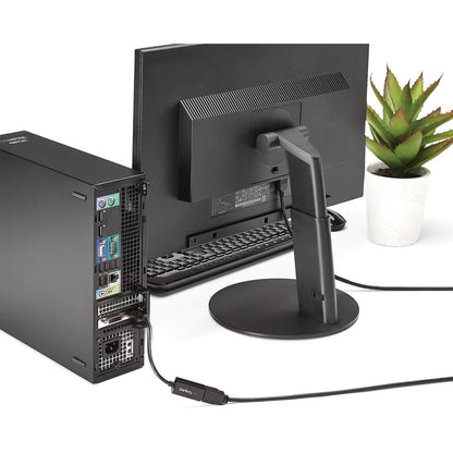 Adaptateur StarTech.com DisplayPort vers HDMI, convertisseur vidéo actif DP vers HDMI 4K 30 Hz, adaptateur de moniteur Ultra HD DP 1.2 vers HDMI 1.4, dongle DP2HD4KS