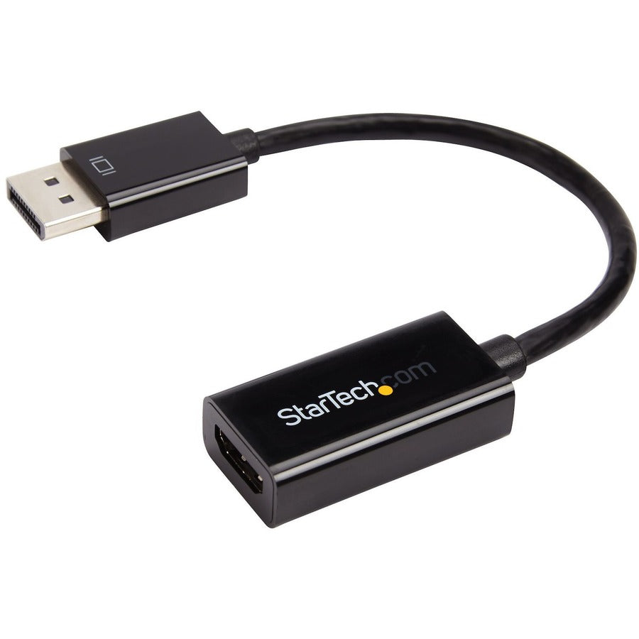 Adaptateur StarTech.com DisplayPort vers HDMI, convertisseur vidéo actif DP vers HDMI 4K 30 Hz, adaptateur de moniteur Ultra HD DP 1.2 vers HDMI 1.4, dongle DP2HD4KS