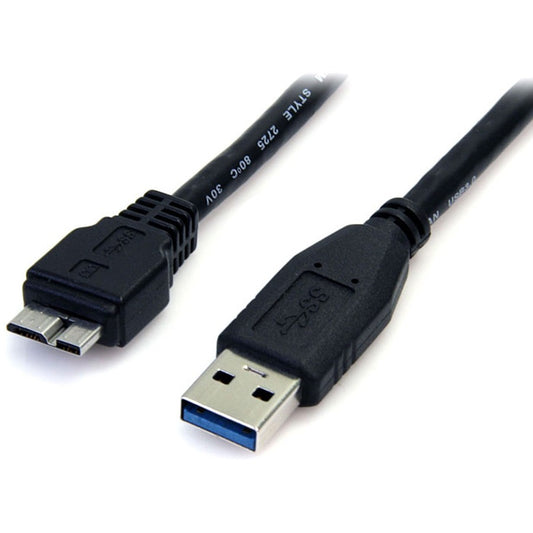 Câble USB 3.0 SuperSpeed ​​(5 Gbit/s) A vers Micro B de 0,5 m (1,5 pi) de StarTech.com - Noir - USB3AUB50CMB