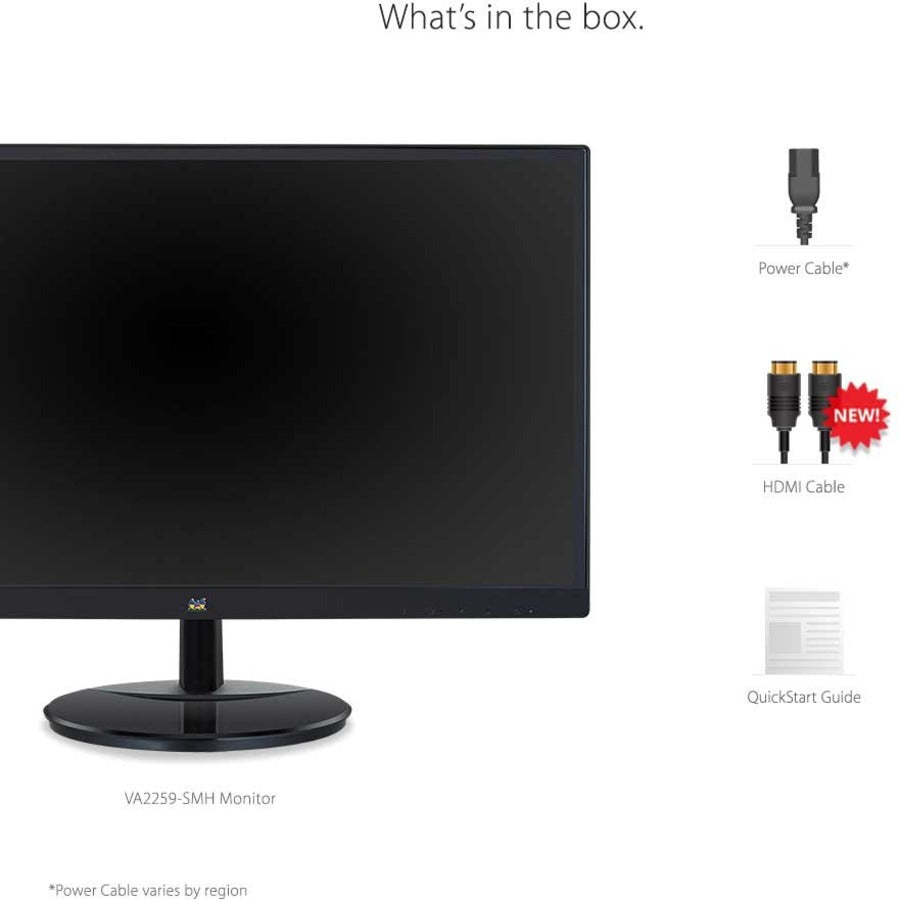 Écran Viewsonic 22", dalle IPS, résolution 1920 x 1080 VA2259-SMH
