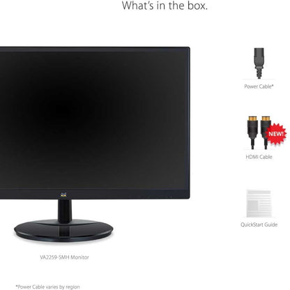 Écran Viewsonic 22", dalle IPS, résolution 1920 x 1080 VA2259-SMH