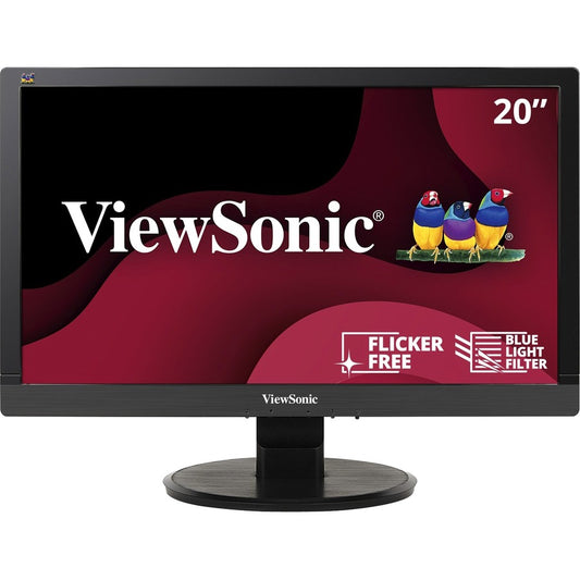 Moniteur LCD LED Full HD 19,5" ViewSonic Value VA2055Sm - 16:9 - Noir VA2055SM