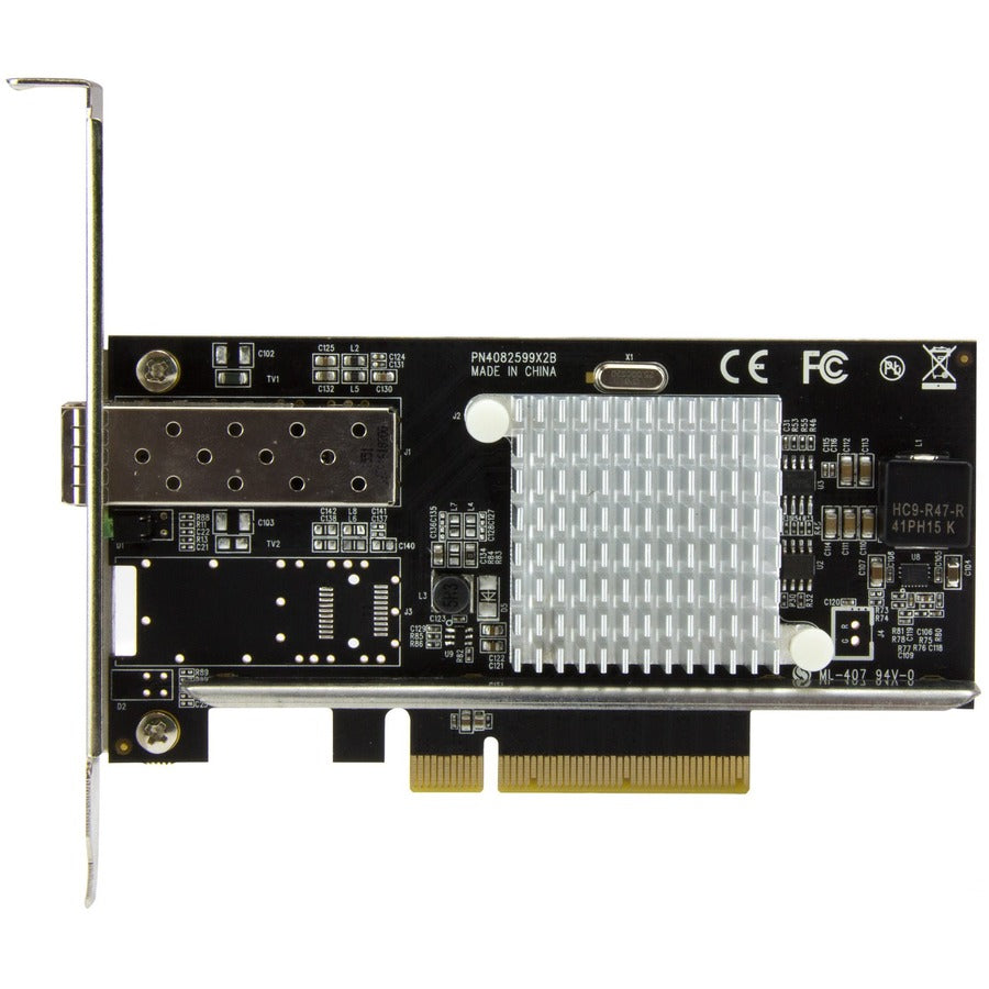 StarTech.com Carte réseau 10G - MM/SM - 1x emplacement 10G SPF+ simple - Puce Intel 82599 - Carte Gigabit Ethernet - Carte réseau Intel PEX10000SFPI