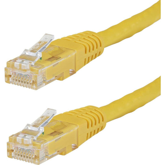 Câble Ethernet CAT6 StarTech.com de 1,8 m - Gigabit moulé jaune - 100 W PoE UTP 650 MHz - Cordon de raccordement de catégorie 6 Câblage certifié UL/TIA C6PATCH6YL