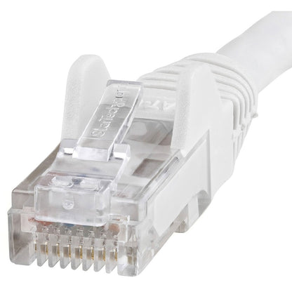 Câble Ethernet CAT6 StarTech.com de 15,2 cm - Gigabit sans accroc - 100 W PoE UTP 650 MHz Cordon de raccordement de catégorie 6 Câblage certifié UL/TIA N6PATCH6INWH