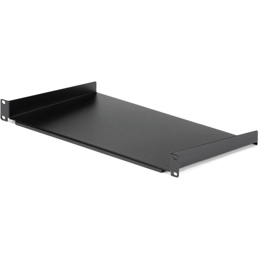 StarTech.com Étagère pour rack de serveur 1U - Plateau de montage en rack cantilever fixe de 25,4 cm de profondeur pour boîtier de données/AV/réseau de 48,3 cm avec écrous à cage, vis CABSHELF1U10