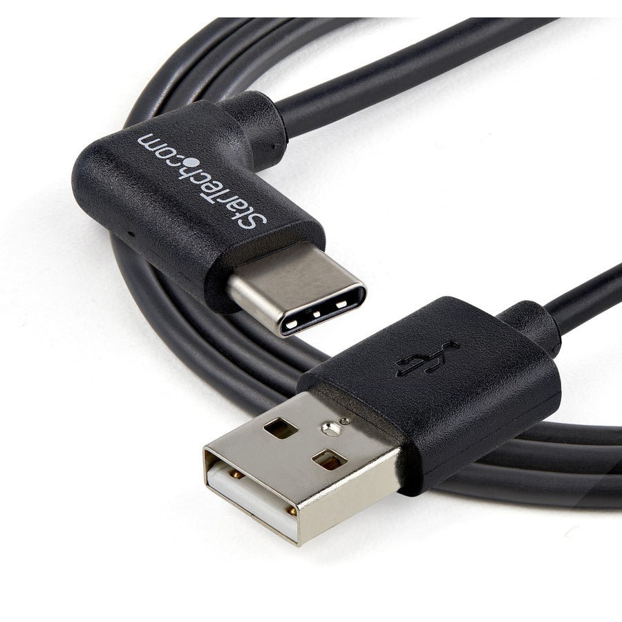 Câble USB vers USB C StarTech.com de 1 m - Câble USB à angle droit - M/M - Câble USB 2.0 - USB Type C - Câble USB A vers USB C USB2AC1MR