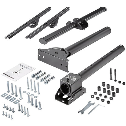 StarTech.com TV Ceiling Mount, Full-Motion Hanging Single Screen Vesa Mount for 32"-75" TVs / Displays - Height Adjustable Telescopic Pole FPCEILPTBSP