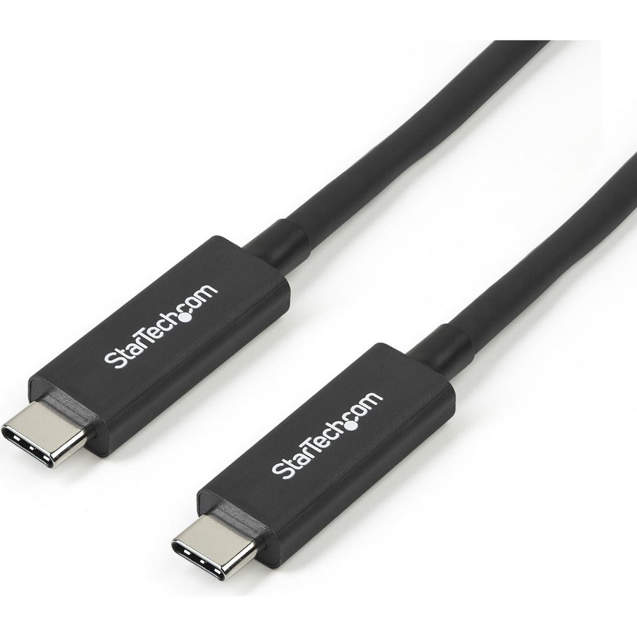 Câble Thunderbolt 3 StarTech.com de 1 m avec PD 100 W - 40 Gbit/s - Double 4K ou Full 5K - Câble USB-C Thunderbolt 3 certifié TBLT3MM1MA