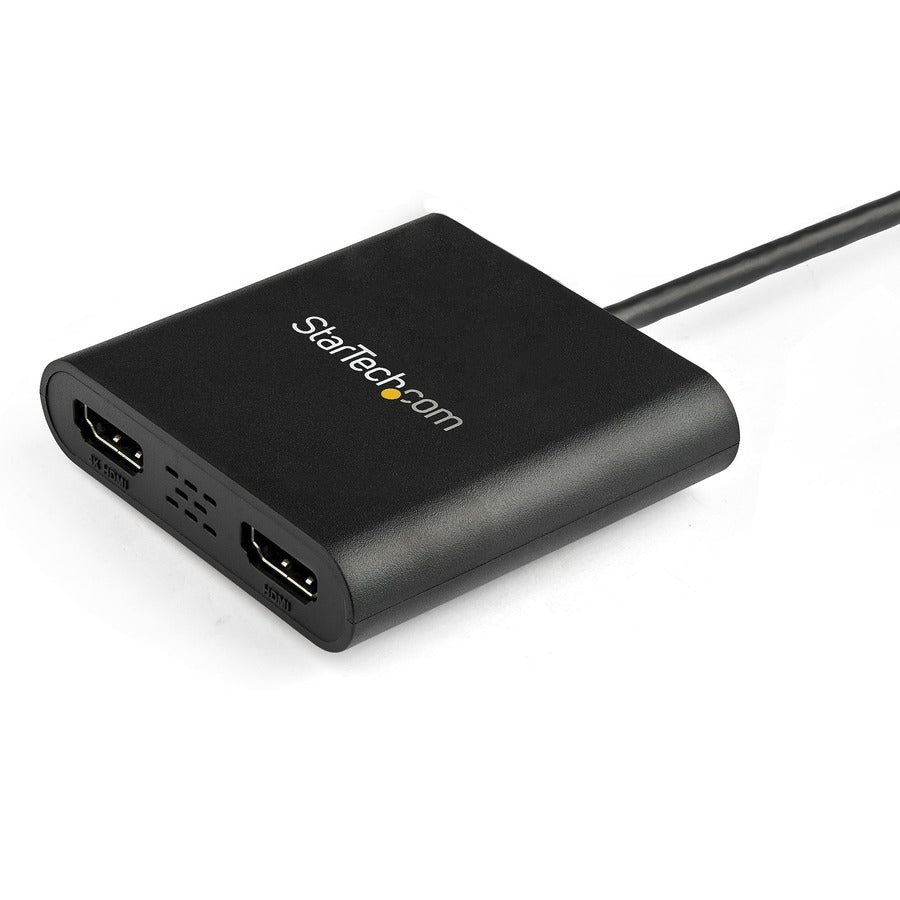 StarTech.com USB 3.0 to Dual HDMI Adapter, 1x 4K & 1x 1080p, External Graphics Card, USB Type-A Dual Monitor Display Adapter, Windows Only USB32HD2