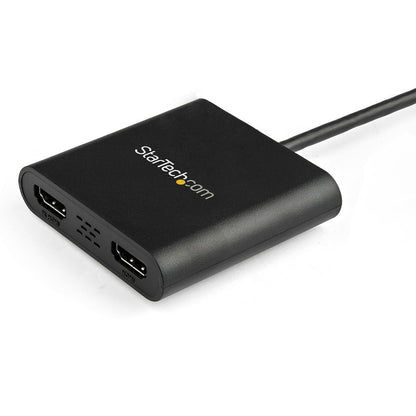 StarTech.com USB 3.0 to Dual HDMI Adapter, 1x 4K & 1x 1080p, External Graphics Card, USB Type-A Dual Monitor Display Adapter, Windows Only USB32HD2