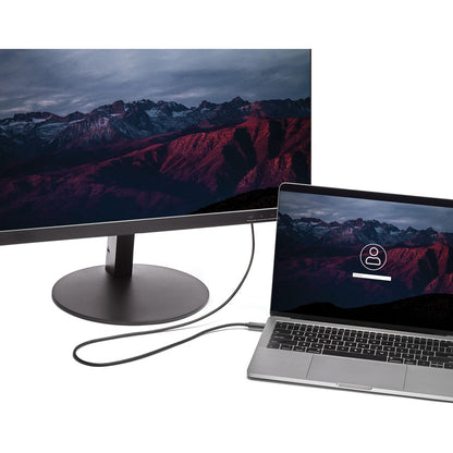 Câble USB C vers HDMI StarTech.com de 2 m - Câble adaptateur d'affichage vidéo USB Type C DP Alt Mode vers HDMI 2.0 4K 60 Hz - Fonctionne avec Thunderbolt 3 CDP2HD2MBNL