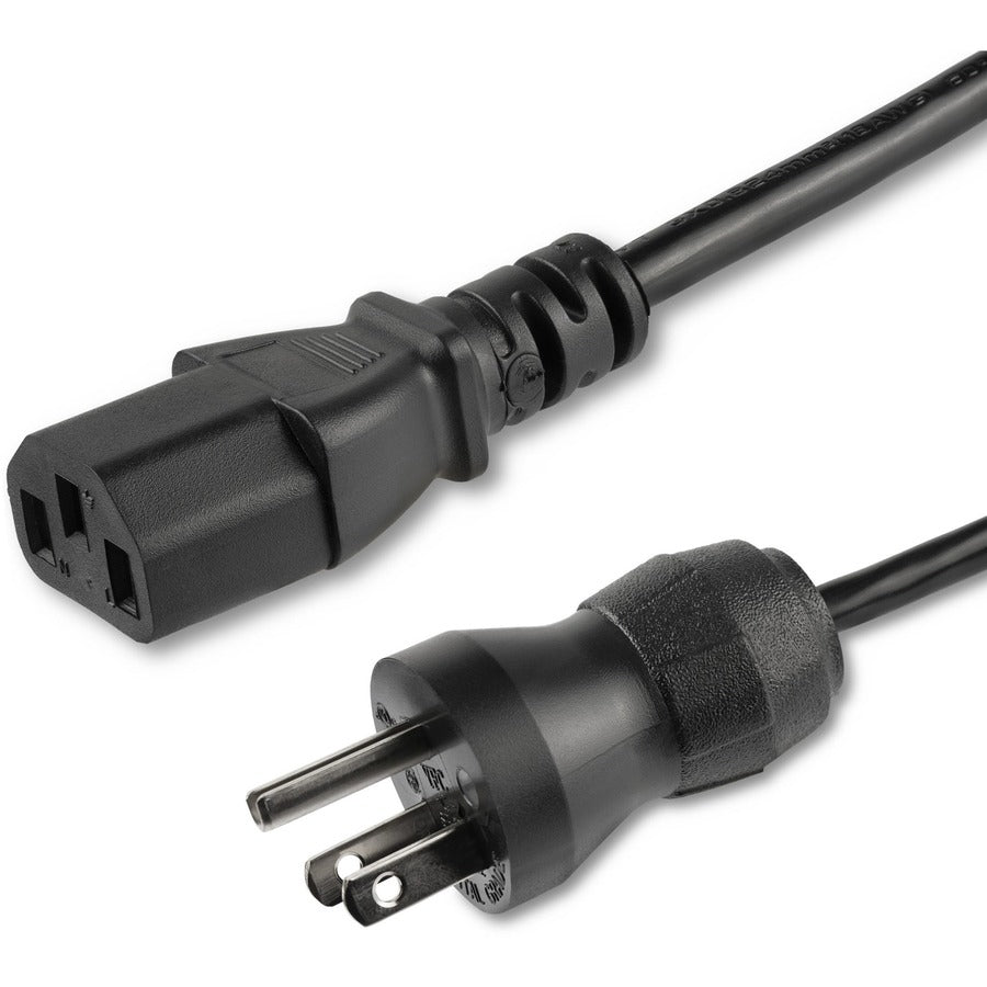 StarTech.com Cordon d'alimentation de qualité hospitalière de 3 m, 18 AWG, NEMA 5-15P vers C13, 10 A 125 V, câble d'alimentation médical Green Dot, câble d'alimentation pour moniteur PXTMG10110